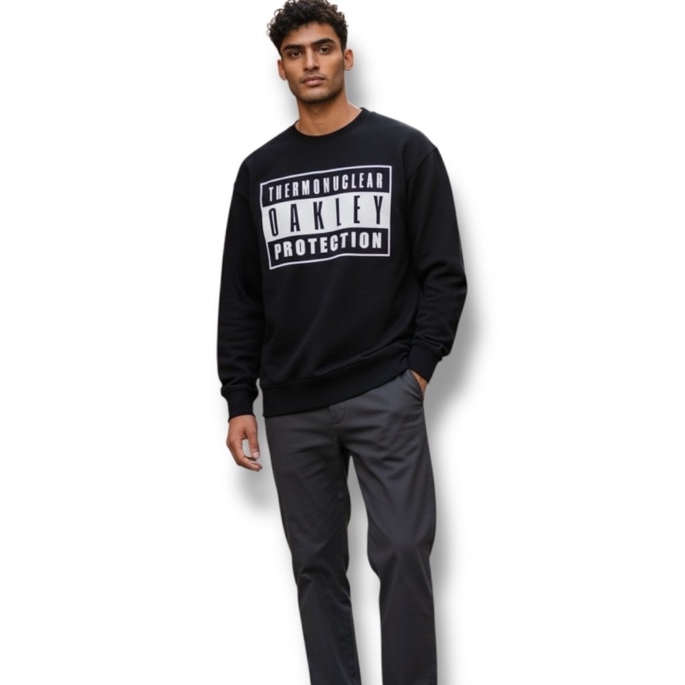 NWT Oakley TNP Advisory‎ Fleece Sweatshirt Mens Size Large L Black